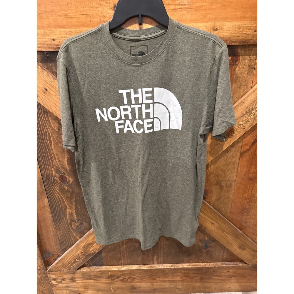 The North Face Mens Half Dome Logo T-Shirt 2 Pack Black Olive Green Size Medium - Picture 5 of 8